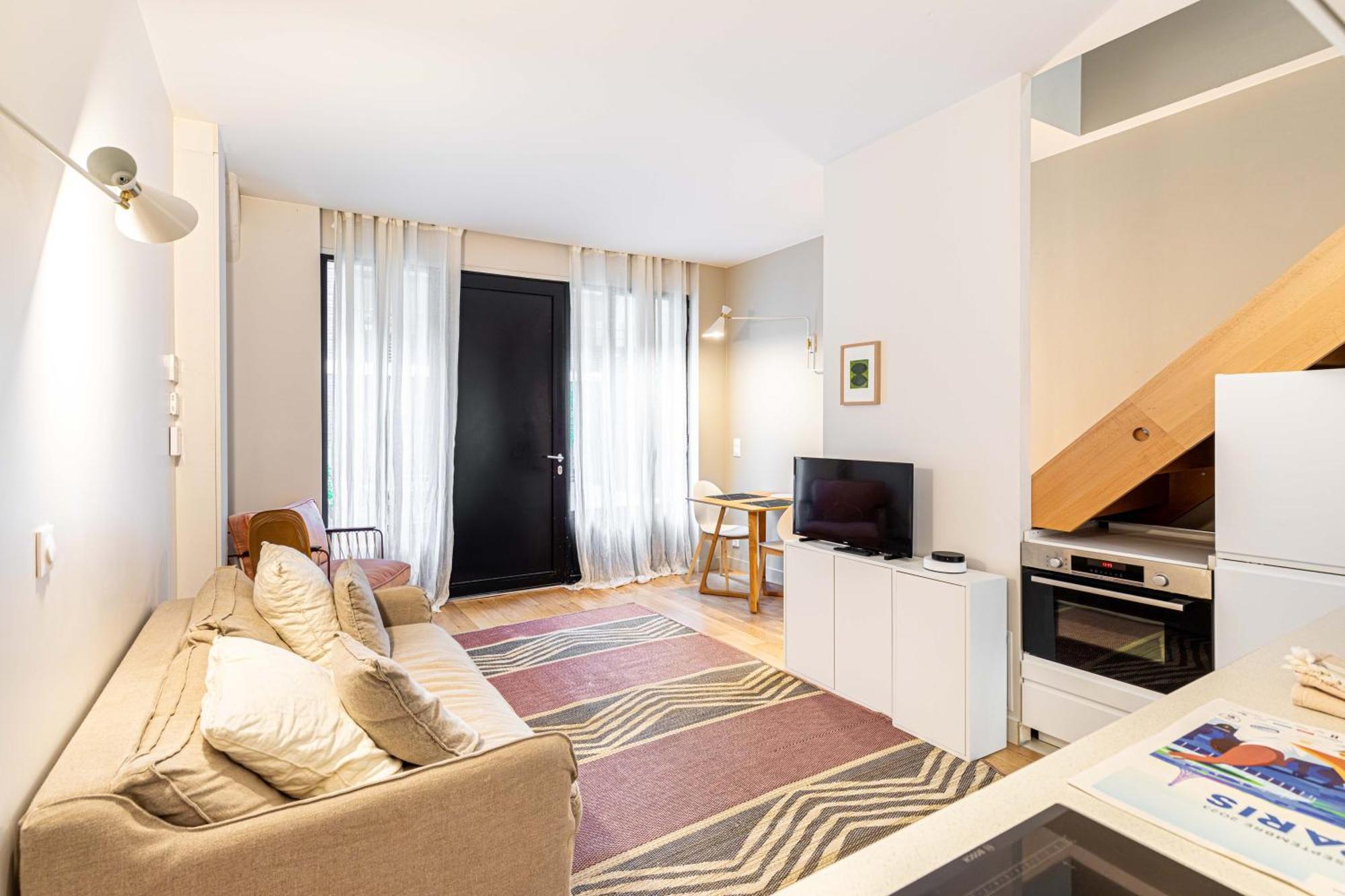 Quiet Apartment With Terrace&Ac-Le Marais/Bastille París Exterior foto