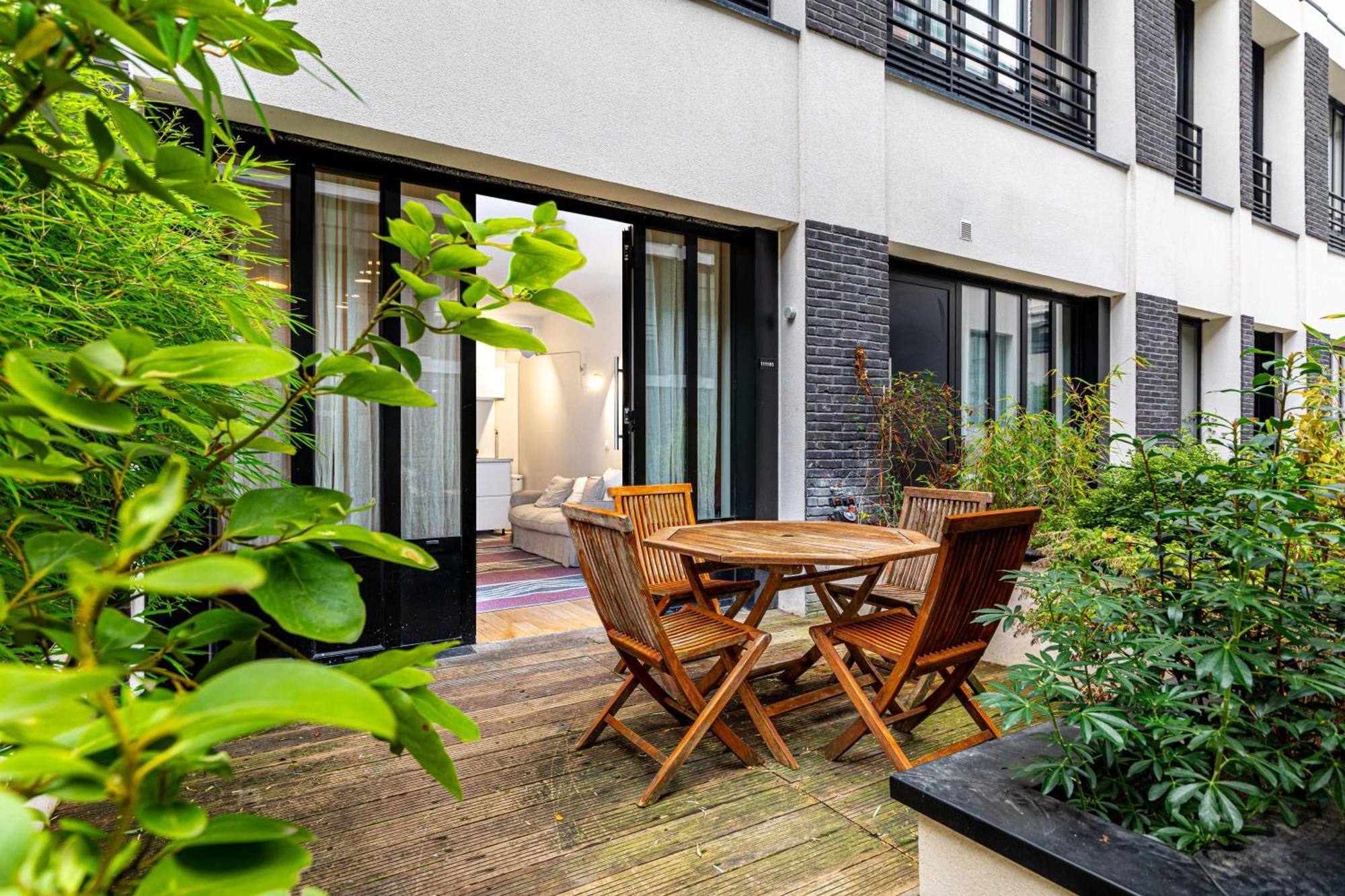 Quiet Apartment With Terrace&Ac-Le Marais/Bastille París Exterior foto
